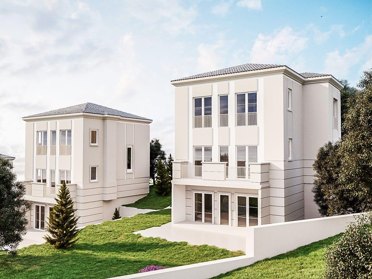 Vile 3-kateshe per Shitje, Collina Verde, Lunder!