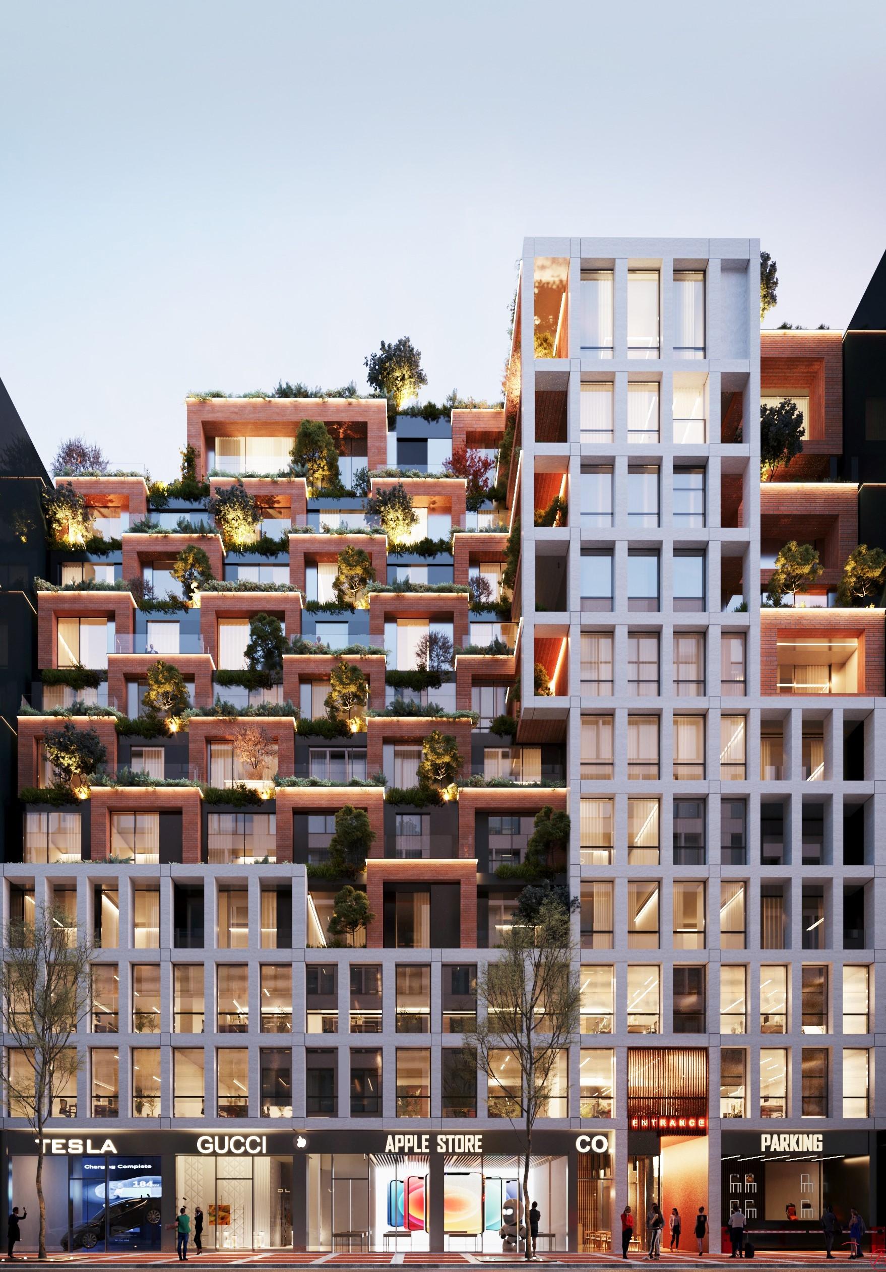 Shitet apartament 2+1+2 ne Bllok tek Unico Residence!!